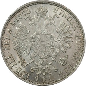 Austria, 1 floren 1878