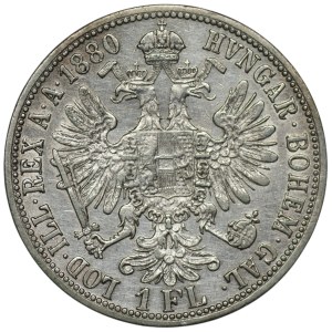 Austria, 1 florin, 1880