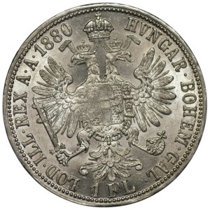 Austria, 1 florin, 1880