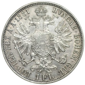 Austria, 1 florin, 1881
