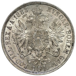 Austria, 1 florin, 1883