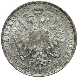 Austria, 1 florin, 1859 (A), Vienna