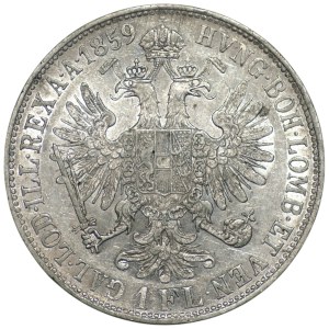 Austria, 1 floren 1859 (B), Kremnica