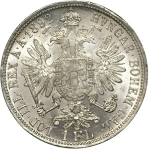 Austria, 1 florin, 1892