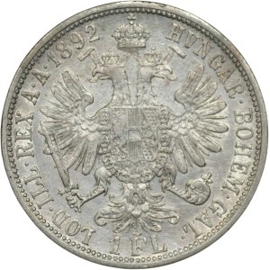 Austria, 1 florin, 1892