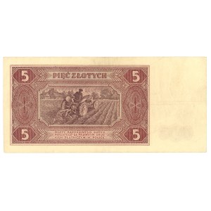 5 zlotych, 1948, F series