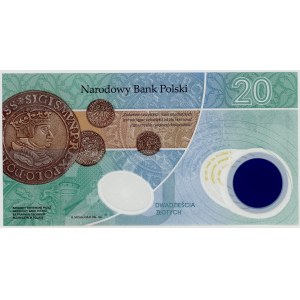 20 zlotych 2023, Nicolaus Copernicus, banknote in an NBP case