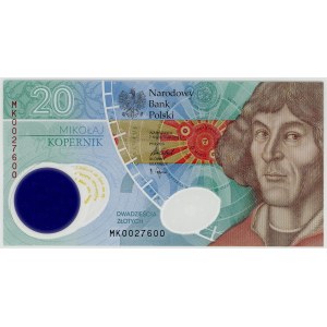 20 złotych 2023, Mikołaj Kopernik, banknot w etui NBP