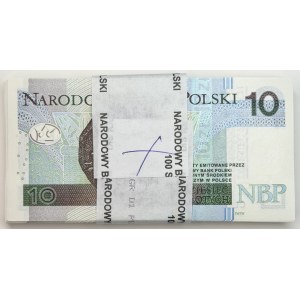 10 zlotych 2025, CL transitional series, bank bundle