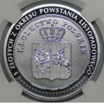20 zlotych 2025, 5 zlotych from the November Uprising, NGC PF70 ULTRA CAMEO, MAX NOTA