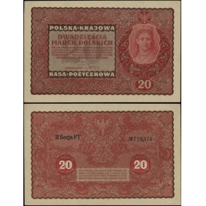 Poland, 20 Polish marks, August 23, 1919, II-FT