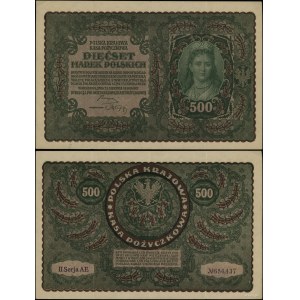 Polska, 500 marek polskich, 23.08.1919, II-AE
