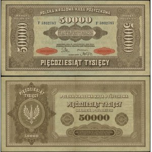 Poland, 50,000 Polish marks, October 10, 1922, F
