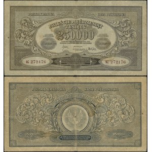 Poland, 250,000 Polish marks, April 25, 1923, AC