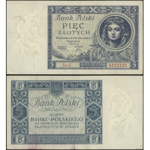 Poland, 5 zlotych, Jan. 2, 1930, E