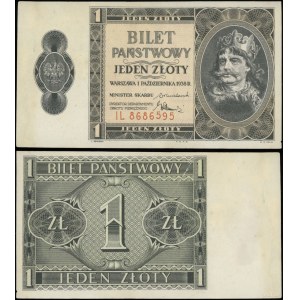 Poľsko, 1 zlotý, 1.10.1938, IL