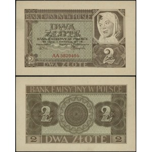 Poland, 2 zlote, August 1, 1941, AA