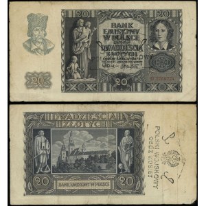 Polska, 20 złotych, 1.03.1940, Obóz Kobiet
