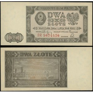 2 złoty, 1° luglio 1948, BR