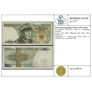 50 zlotých, 9. května 1975, F