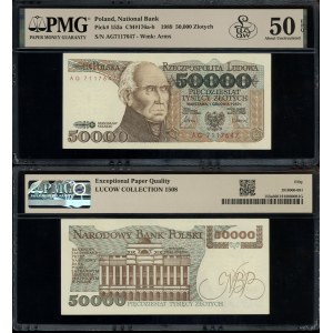 50,000 zlotys, December 1, 1989, AG
