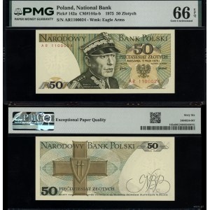 Poland, 50 złotych, May 9, 1975, AR