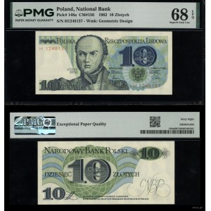 Polska, 10 złotych, 1.06.1982, H
