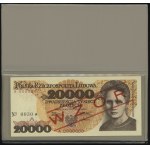 Poland, 20,000 zloty, February 1, 1989, A, TEMPLATE