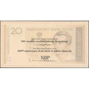 Poland, 20 zlotych, January 8, 2009