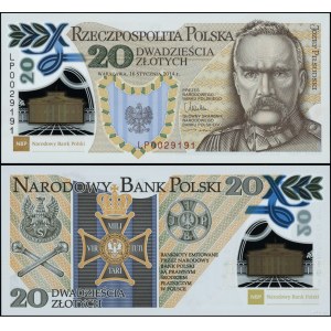 Poland, 20 zlotych, January 16, 2014