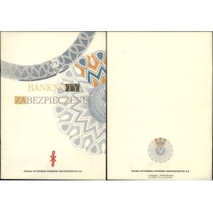 Poľsko, súprava: 2 x 400 zlotých v emisnej brožúre, 24. 12. 1996