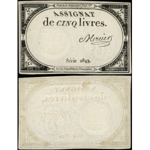 France, 5-livre assignat (1793)