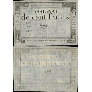 France, assignat de 100 francs (1795)
