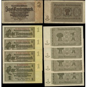 Niemcy, zestaw 5 banknotów, 30.01.1937