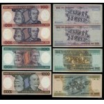 a set of various banknotes, a set of 20 banknotes from South and North America, 1939–1998