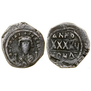 Bizancjum, follis, rok 5 (AD 606/607), Konstantynopol