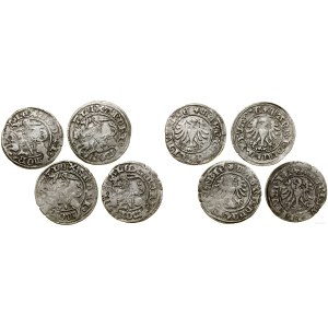 Poland, set of 4 x half-grosz, Vilnius