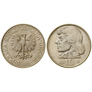 Poland, 10 zlotych, 1966, Warsaw