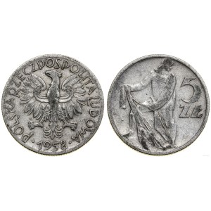 Polonia, 5 zloty, 1958, Varsavia