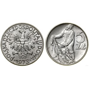Poland, 5 zlotych, 1973, Warsaw