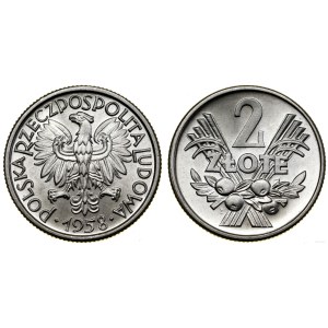 Polska, 2 złote, 1958, Warszawa