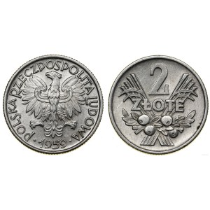 Poland, 2 zlote, 1959, Warsaw