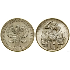 Poland, 10 zlotych, 1965, Warsaw