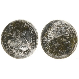 Silesia, 3 kreuzer, 1705, Bierutów