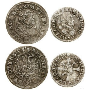 Austria, set of 2 coins, 1619–1625