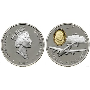 Kanada, 20 dolarů, 1990, Ottawa