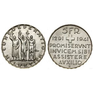 Switzerland, 5 francs, 1941, Bern