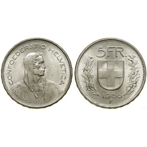 Switzerland, 5 francs, 1966 B, Bern