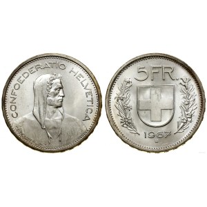 Svizzera, 5 franchi, 1967 B, Berna