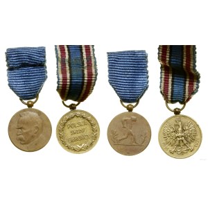 Poland, set of 2 medals (miniatures), Warsaw